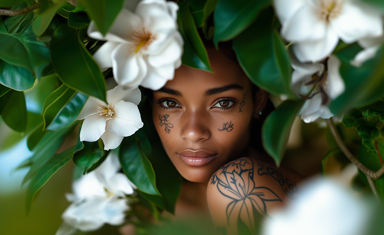 Inside Heart Gardénia